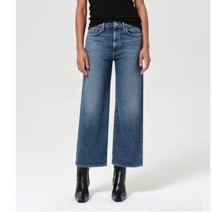 Agolde Harper Crop Straight Jeans in Moor, Size 23